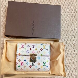 Louis Vuitton Multicolor Takashi Murakami Zippy
Coin Wallet